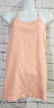 Mega Wear Maternity Peach Crisscross Spaghetti Strap Tank Top One Size Stretchy